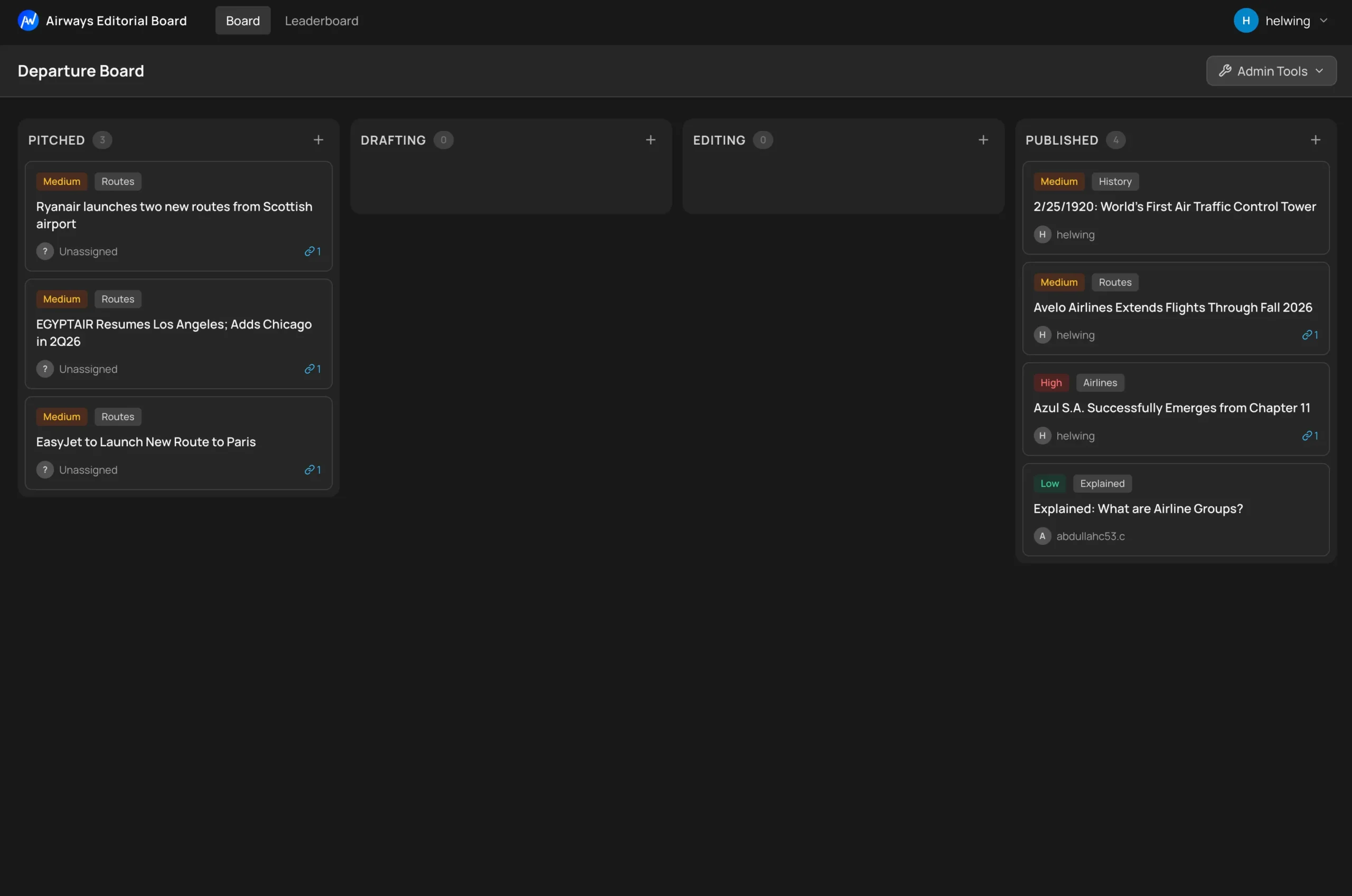 Talknexo Launches Airways Editorial Board Micro App