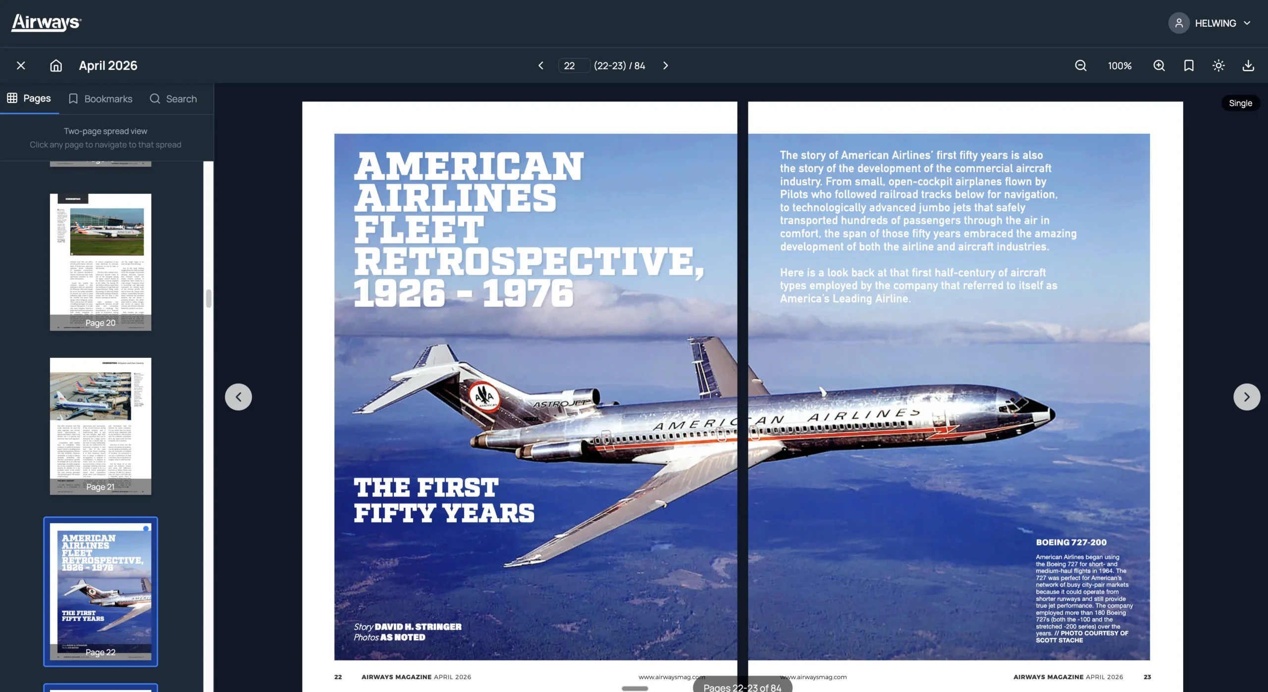 Airways Digital Reader screenshot