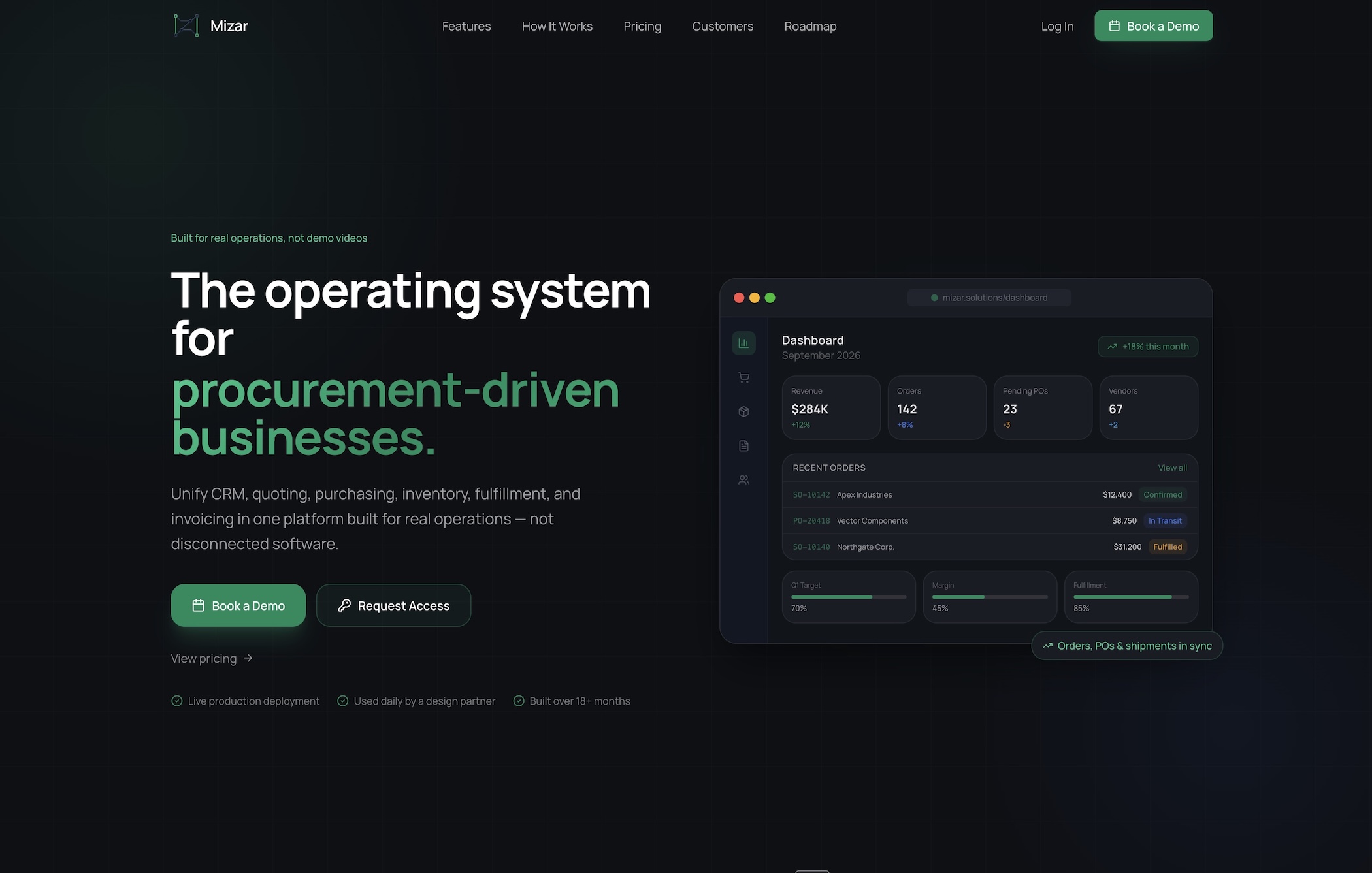 Mizar Moves from Alpha to Beta: Building the Operating System for Procurement-Driven Businesses